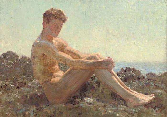 Henry Scott Tuke The Sun-bather Spain oil painting art